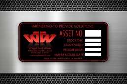Sean McWard | Print | Wiegel Tool Works Asset Sticker