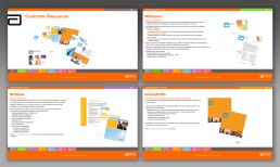 Four slides from a presentation about the START Program, focusing on managing residual risk. Contains charts, educational materials, and program details.